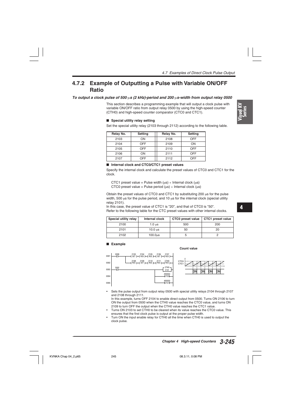 Visual kv series | KEYENCE Visual KV Series User Manual | Page 269 / 392