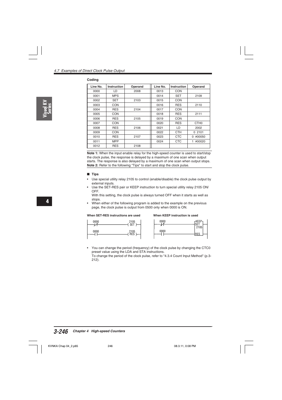 Visual kv series | KEYENCE Visual KV Series User Manual | Page 270 / 392