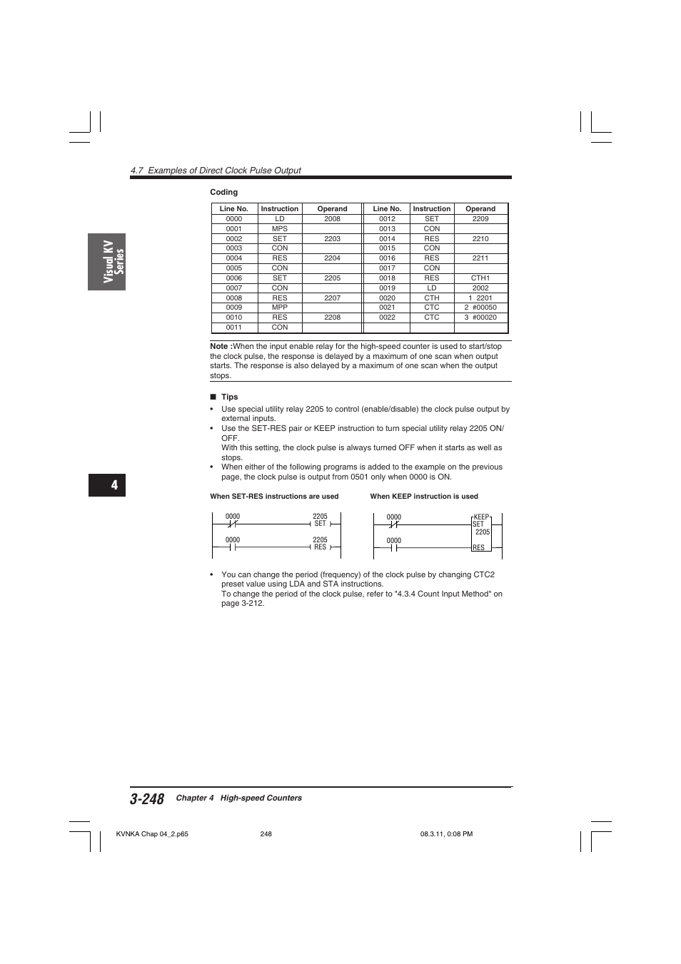 Visual kv series | KEYENCE Visual KV Series User Manual | Page 272 / 392