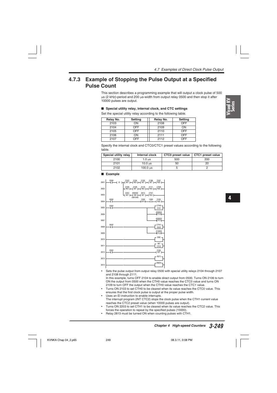 Visual kv series | KEYENCE Visual KV Series User Manual | Page 273 / 392