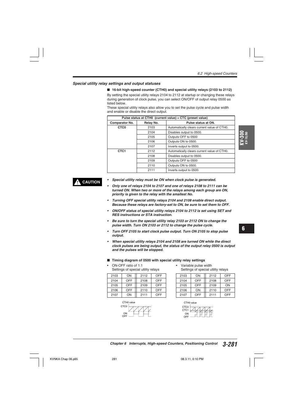 Kv -300 | KEYENCE Visual KV Series User Manual | Page 305 / 392