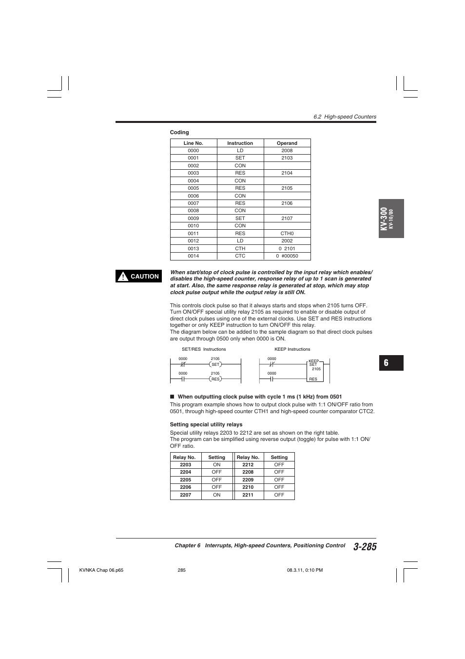 Kv -300 | KEYENCE Visual KV Series User Manual | Page 309 / 392
