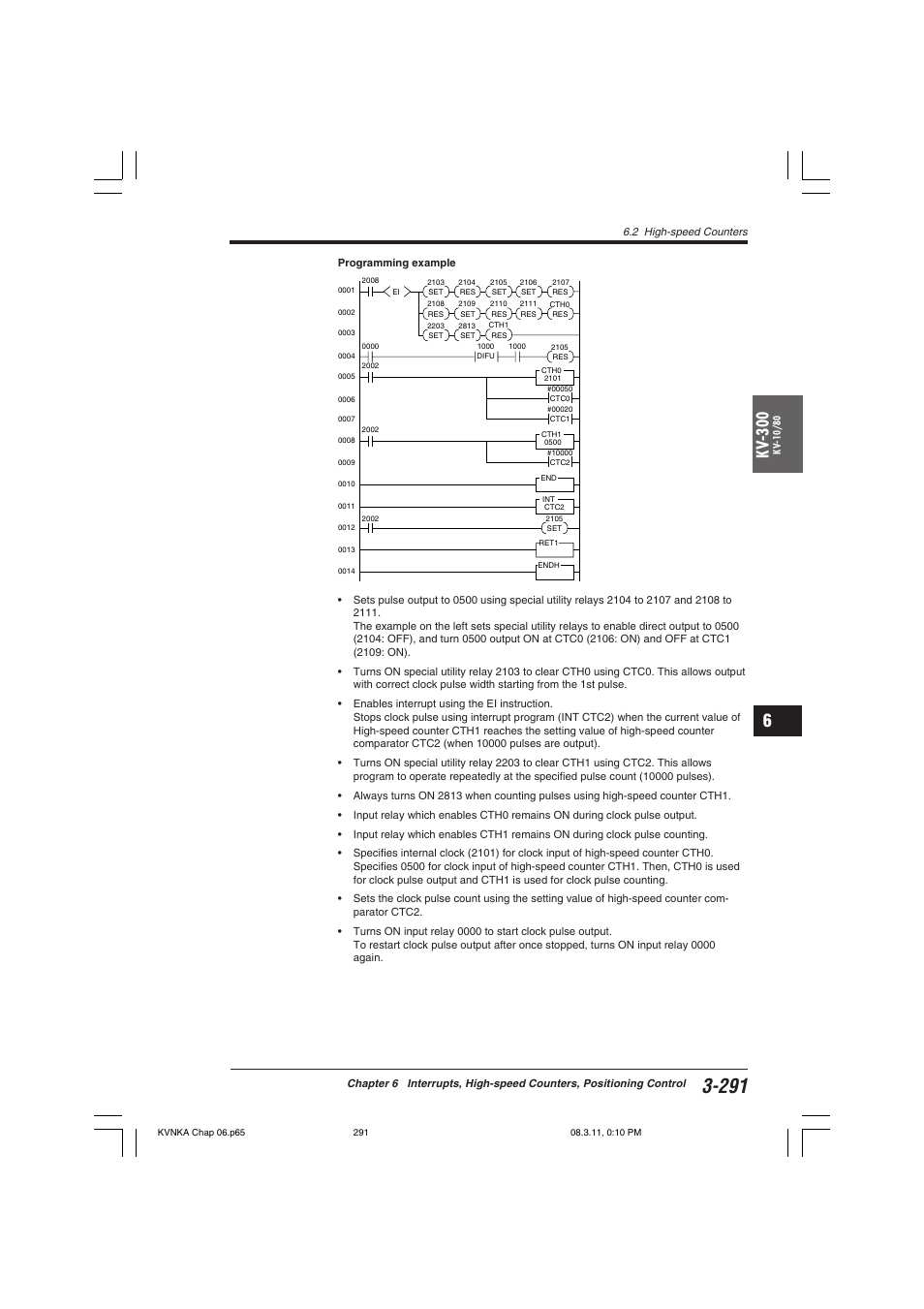 Kv -300 | KEYENCE Visual KV Series User Manual | Page 315 / 392