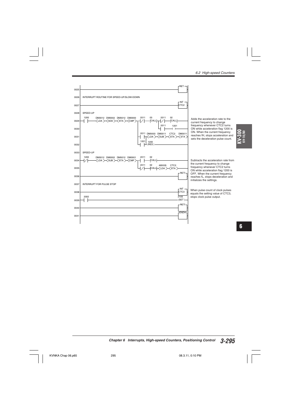 Kv -300 | KEYENCE Visual KV Series User Manual | Page 319 / 392