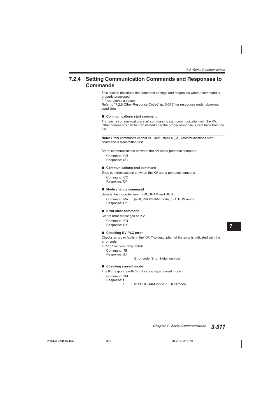 KEYENCE Visual KV Series User Manual | Page 335 / 392