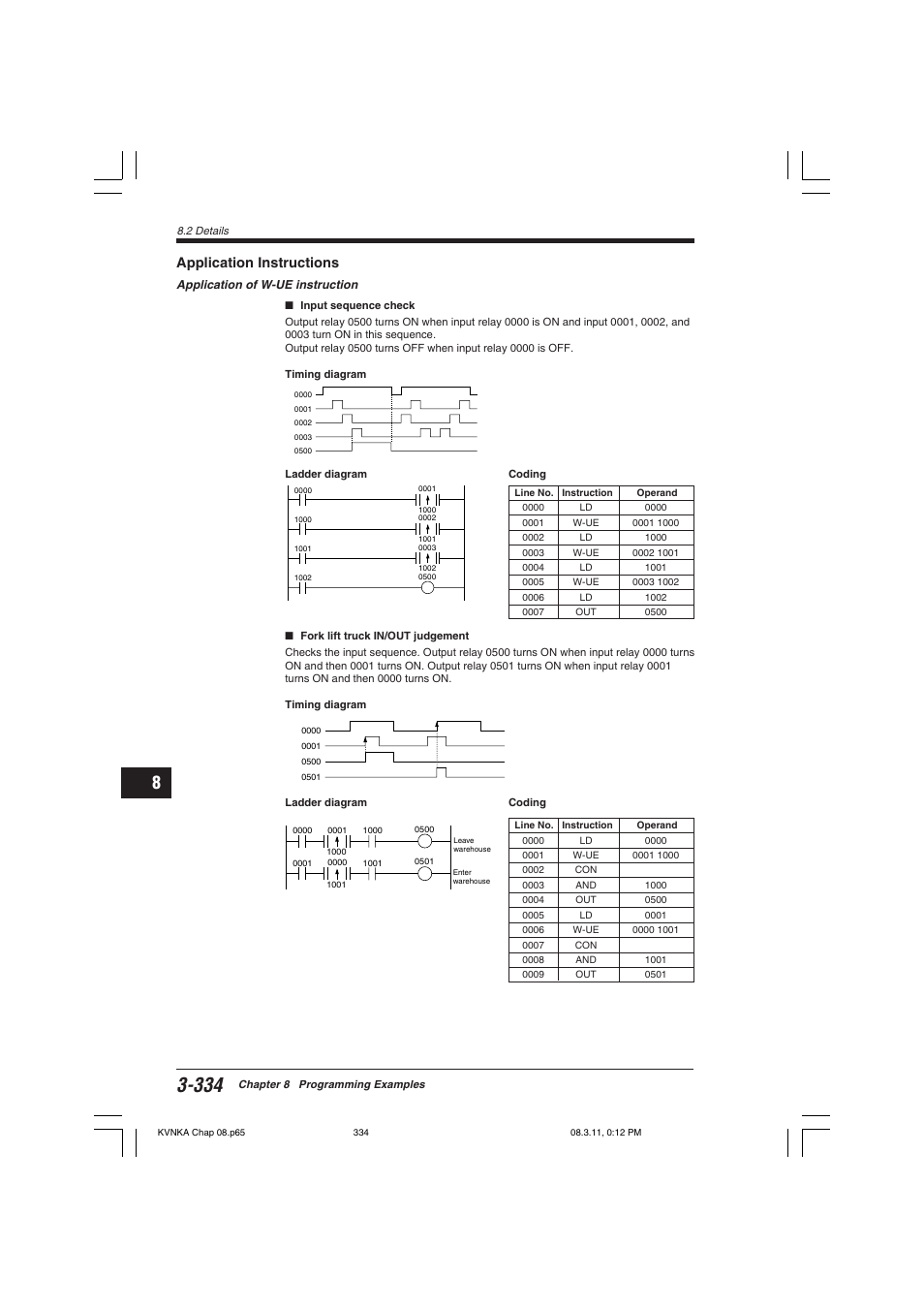 Application instructions | KEYENCE Visual KV Series User Manual | Page 358 / 392