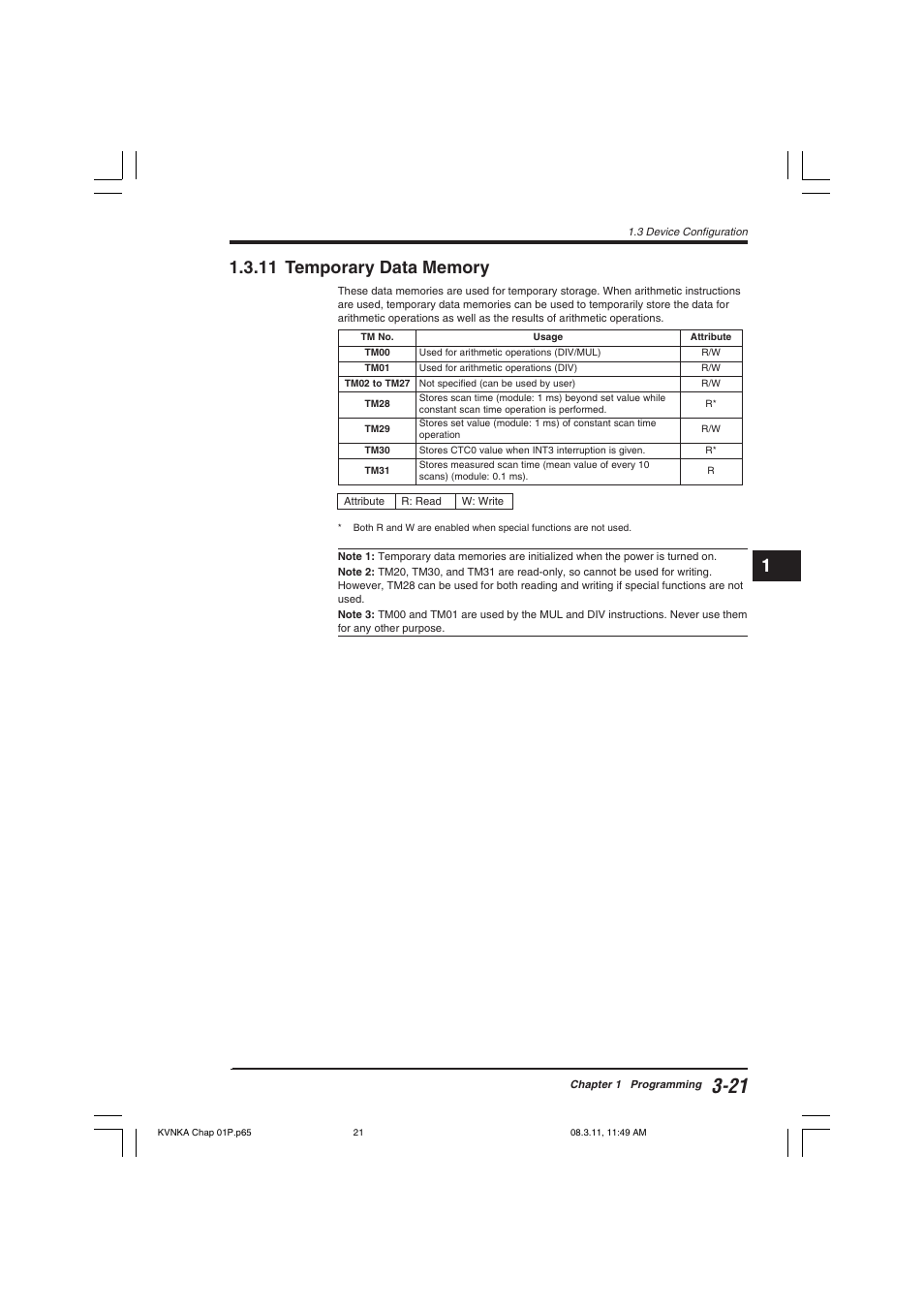 11 temporary data memory | KEYENCE Visual KV Series User Manual | Page 45 / 392