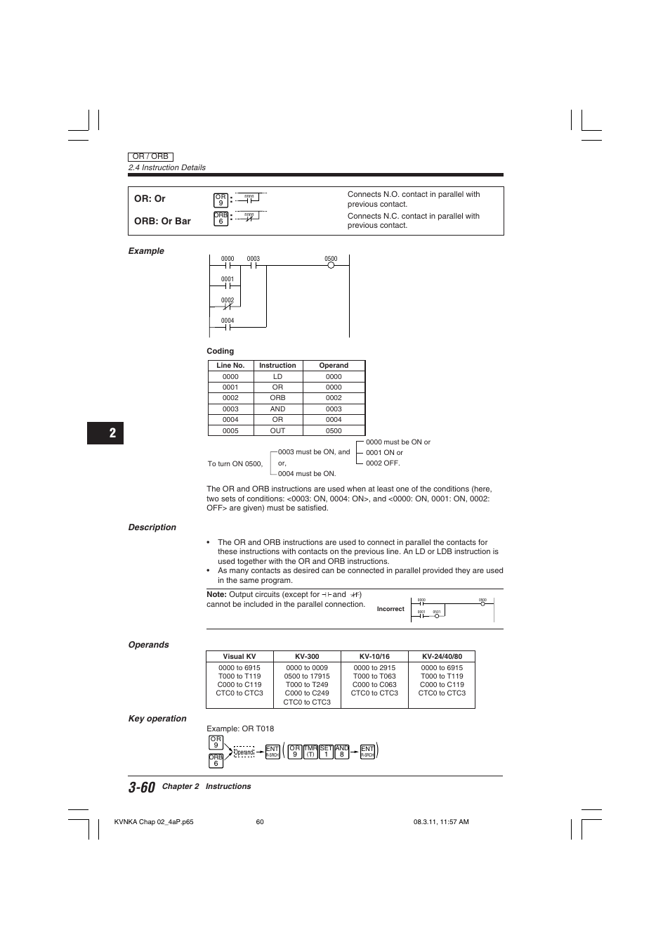 Or: or orb: or bar | KEYENCE Visual KV Series User Manual | Page 84 / 392