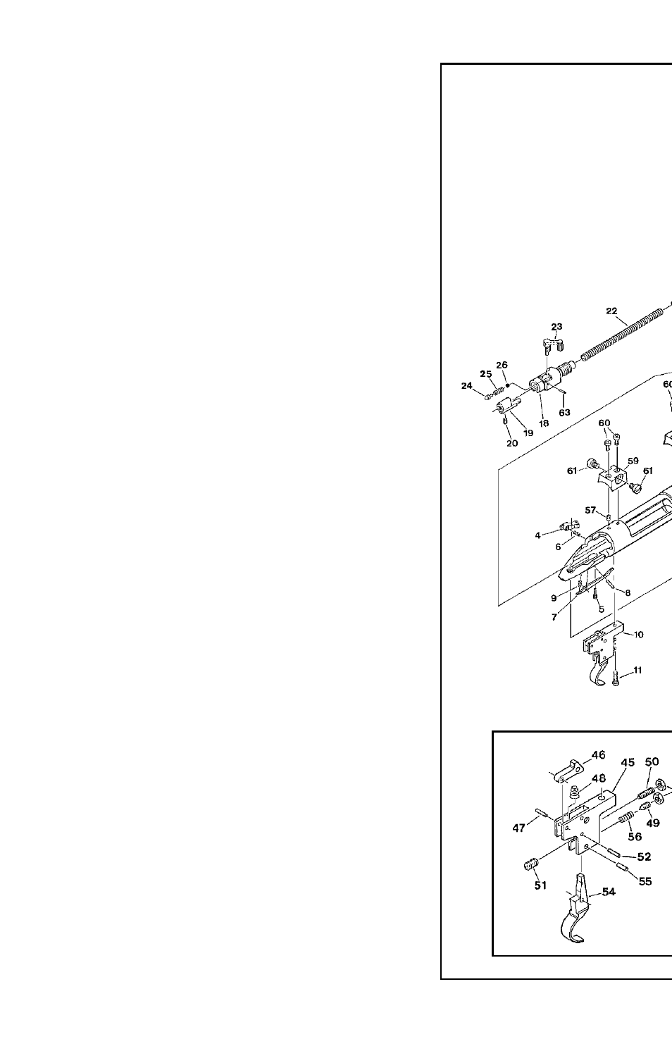 Parts list exploded view | Kimber Model 84M User Manual | Page 12 / 24