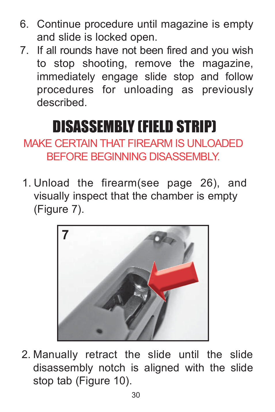 Disassembly (field strip) | Kimber Solo User Manual | Page 30 / 48