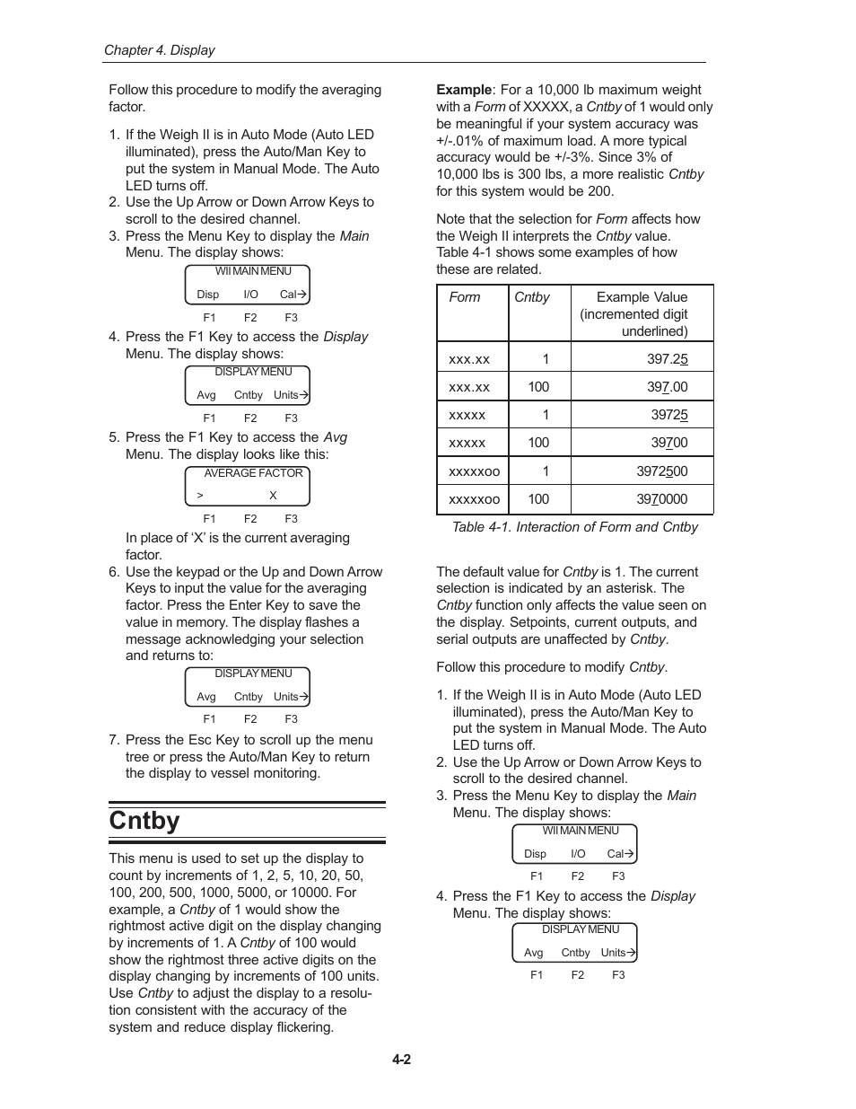 Cntby | Kistler-Morse KM Weigh II User Manual | Page 22 / 120