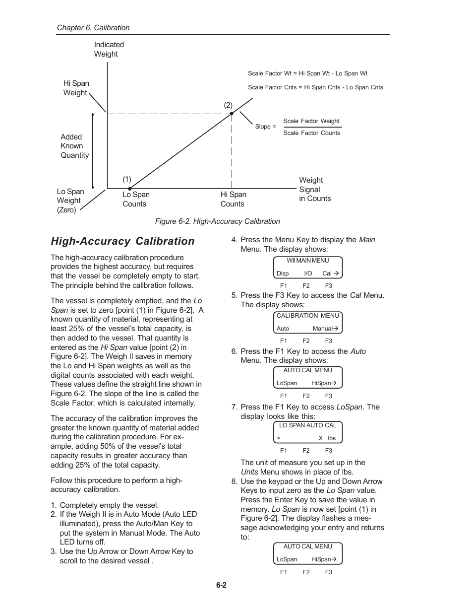 High-accuracy calibration | Kistler-Morse KM Weigh II User Manual | Page 40 / 120