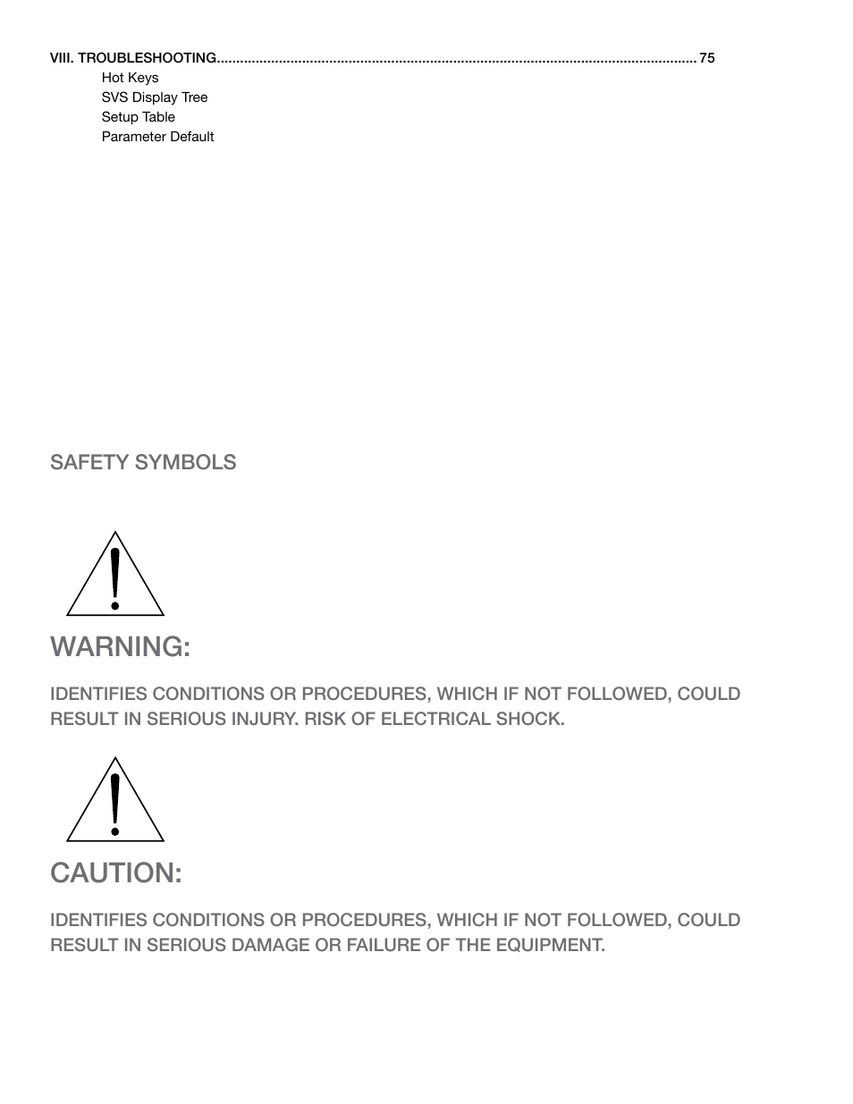 Warning, Caution | Kistler-Morse KM SVS2000 User Manual | Page 4 / 89