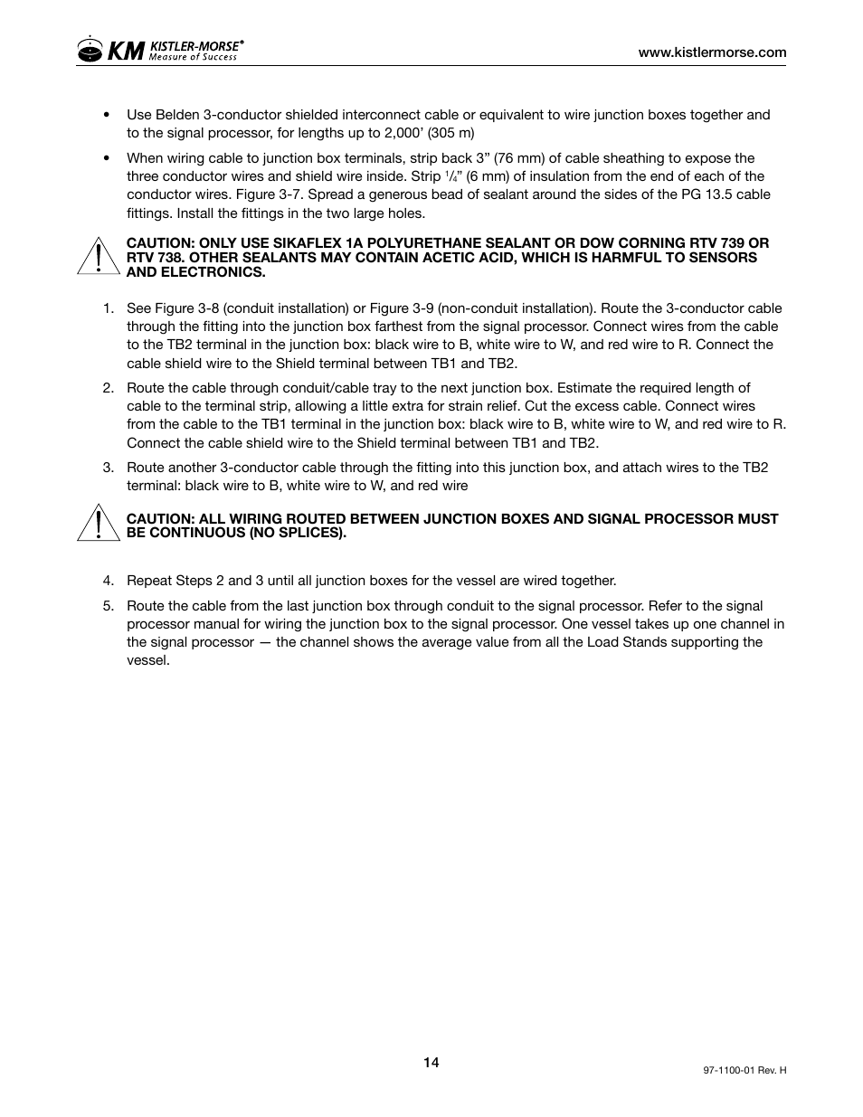 Kistler-Morse KM Load Stand II User Manual | Page 18 / 32