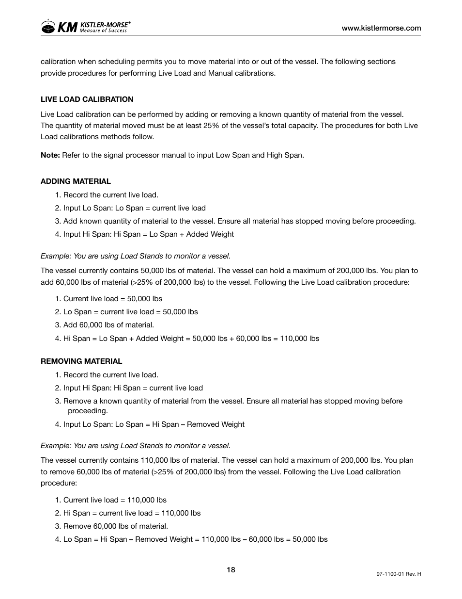 Kistler-Morse KM Load Stand II User Manual | Page 22 / 32