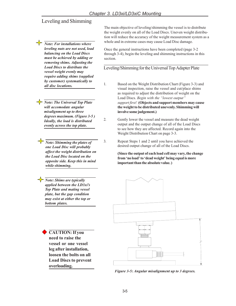 Leveling and shimming | Kistler-Morse KM LD3xi Load Cell User Manual | Page 19 / 57