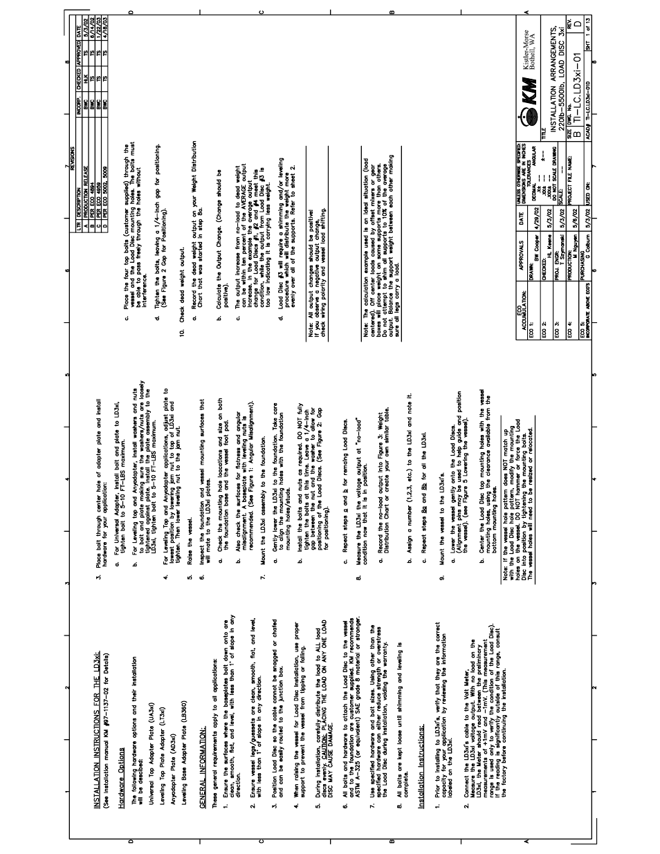 Kistler-Morse KM LD3xi Load Cell User Manual | Page 37 / 57