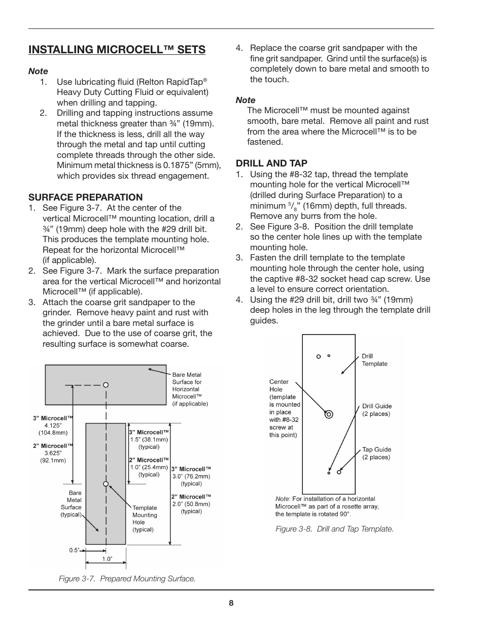 Installing microcell™ sets | Kistler-Morse KM Microcell Bolt-On User Manual | Page 12 / 44