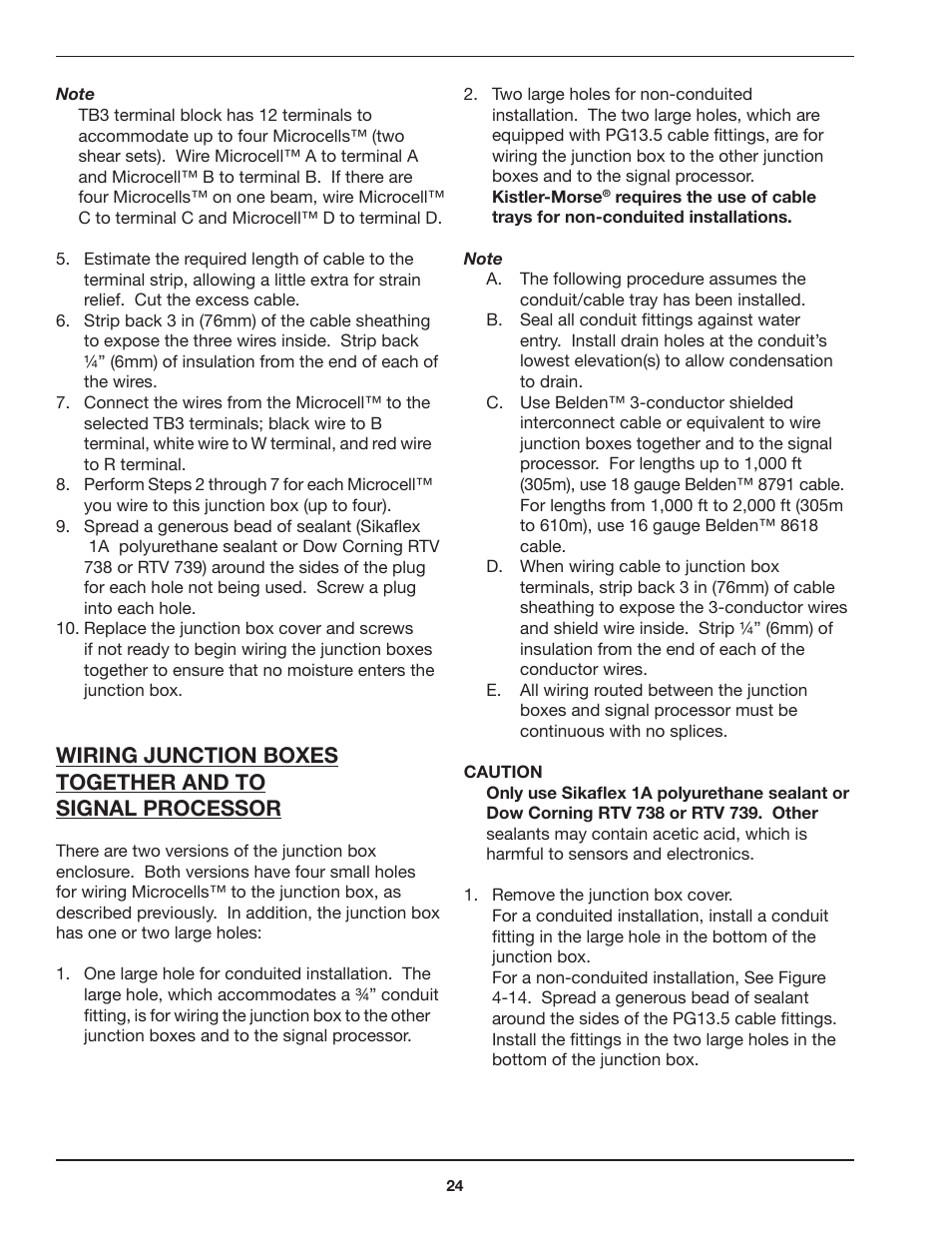 Kistler-Morse KM Microcell Bolt-On User Manual | Page 28 / 44
