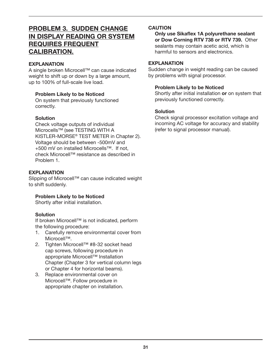 Kistler-Morse KM Microcell Bolt-On User Manual | Page 35 / 44