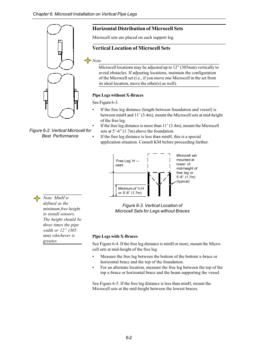 Horizontal distribution of microcell sets, Vertical location of microcell sets | Kistler-Morse KM L-Cell Bolt-On User Manual | Page 59 / 98