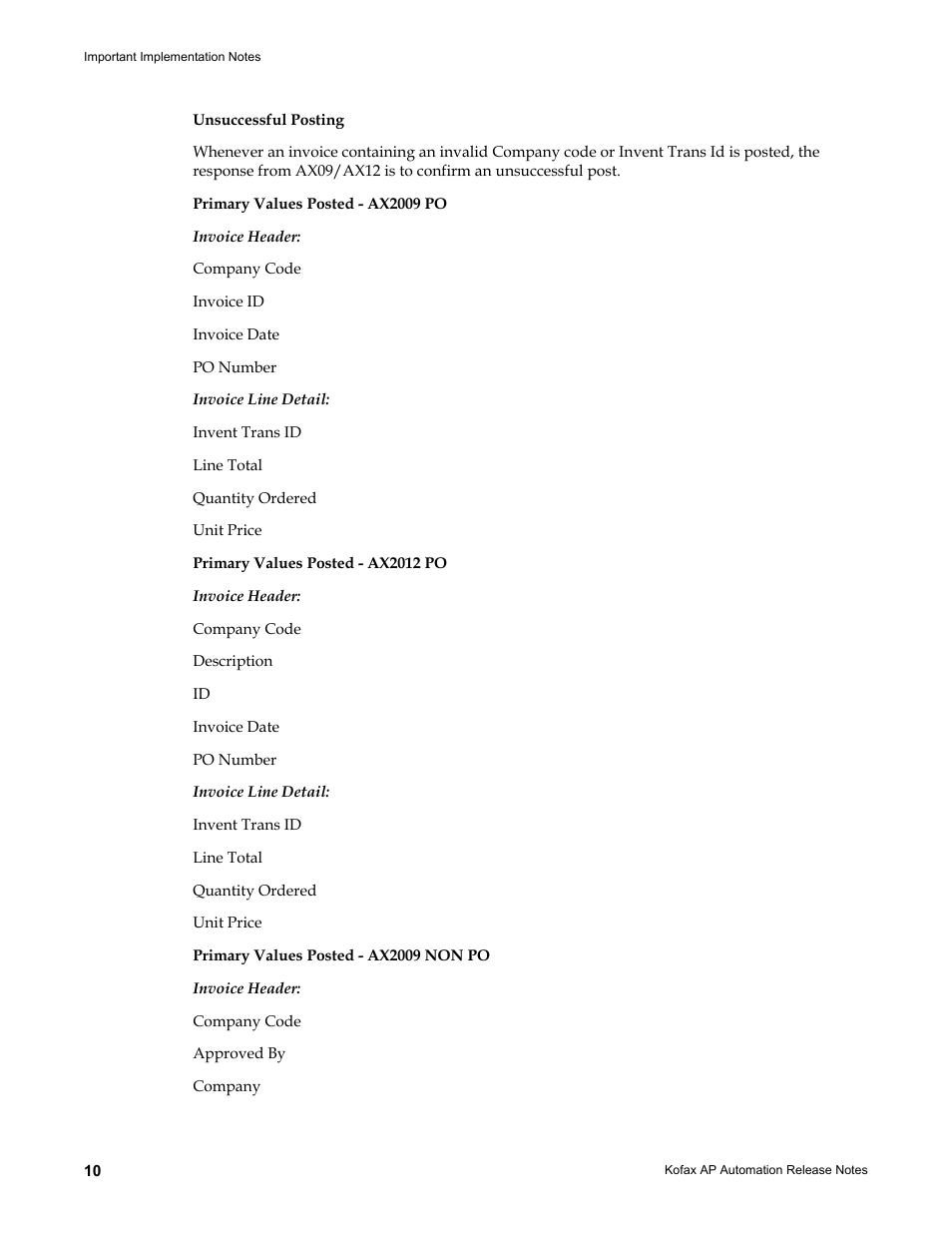 Kofax AP Automation User Manual | Page 10 / 12
