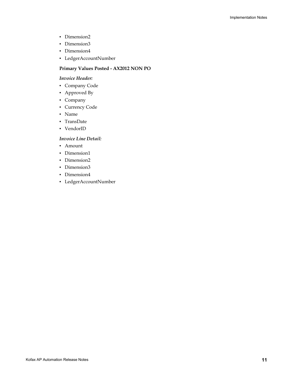 Kofax AP Automation User Manual | Page 11 / 18