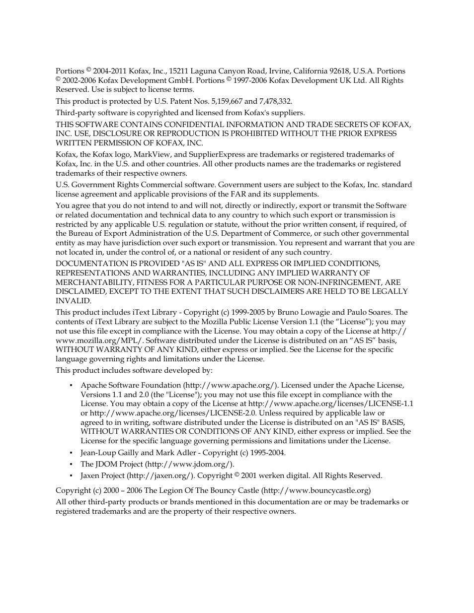 Kofax SupplierExpress User Manual | Page 2 / 80
