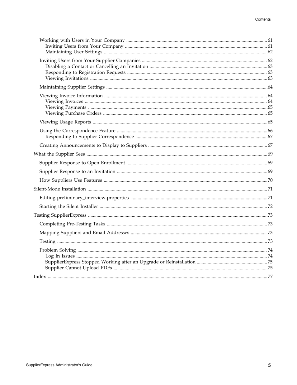 Kofax SupplierExpress User Manual | Page 5 / 80