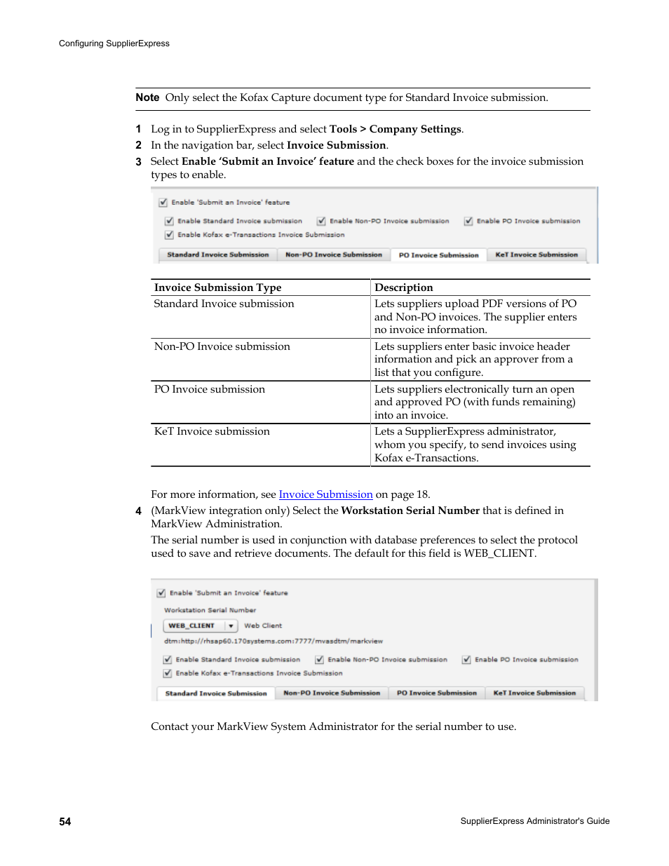 Kofax SupplierExpress User Manual | Page 54 / 80