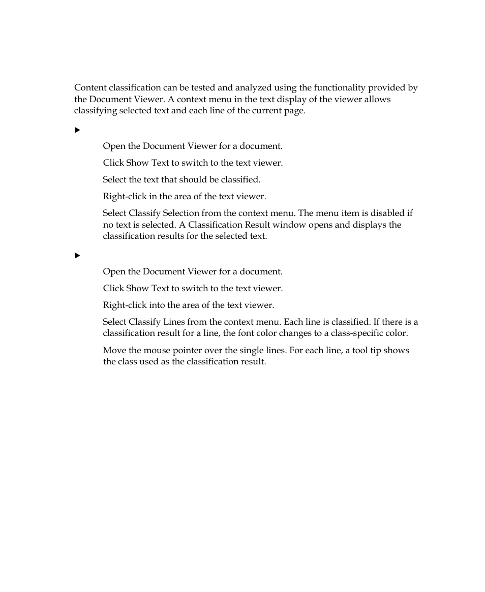 Testing content classification | Kofax Getting Started with Ascent Xtrata Pro User Manual | Page 121 / 623