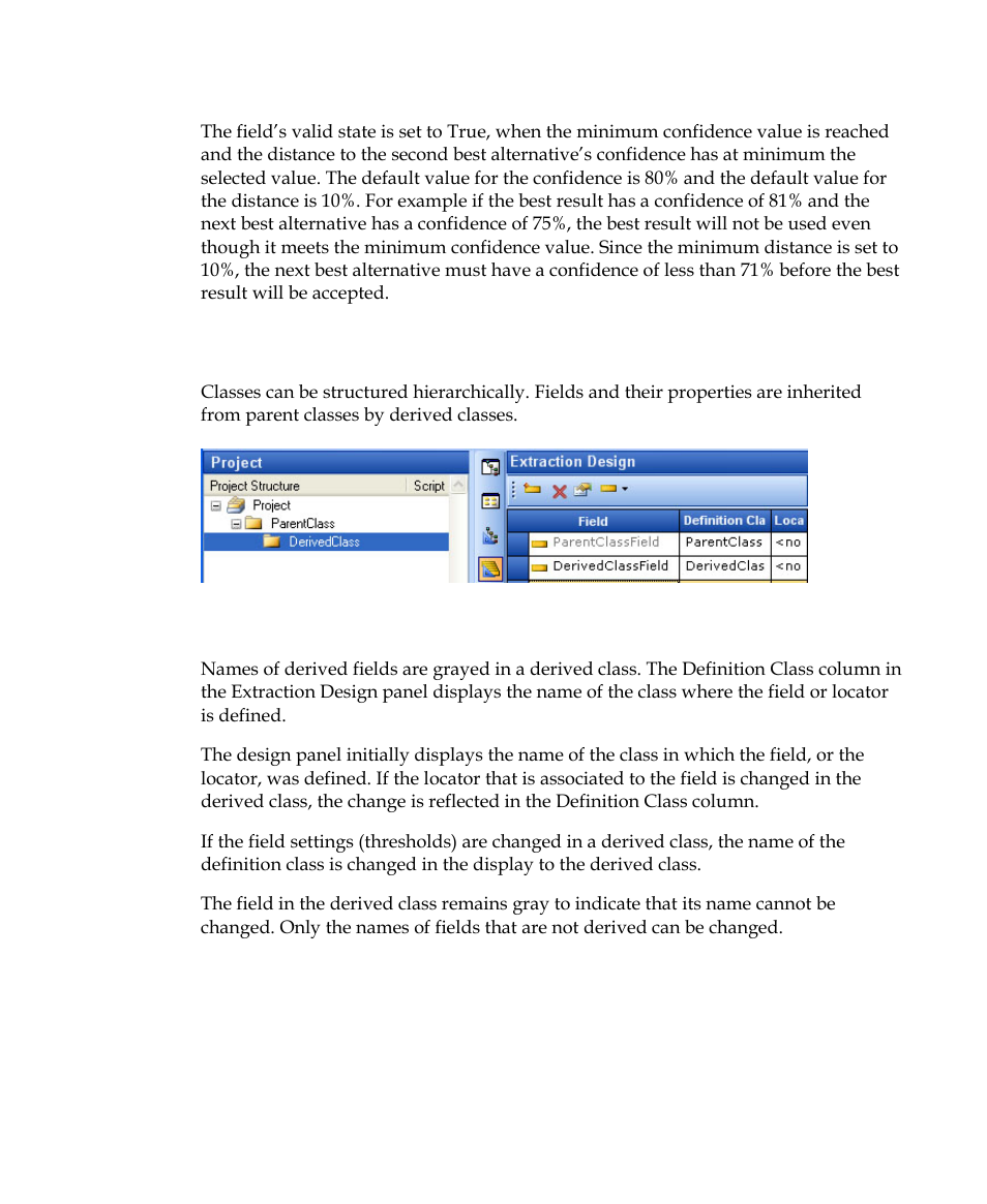 Field inheritance | Kofax Getting Started with Ascent Xtrata Pro User Manual | Page 130 / 623