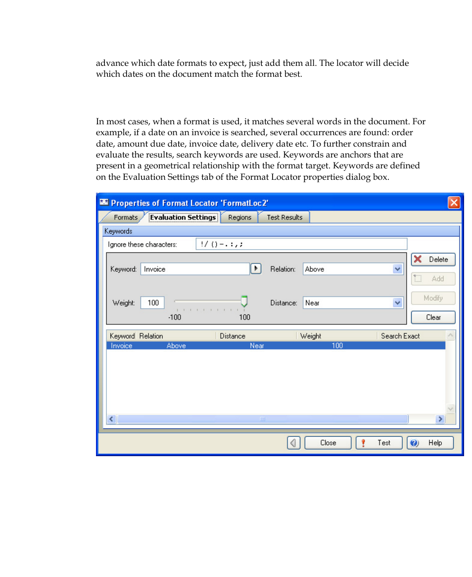 Keywords | Kofax Getting Started with Ascent Xtrata Pro User Manual | Page 184 / 623