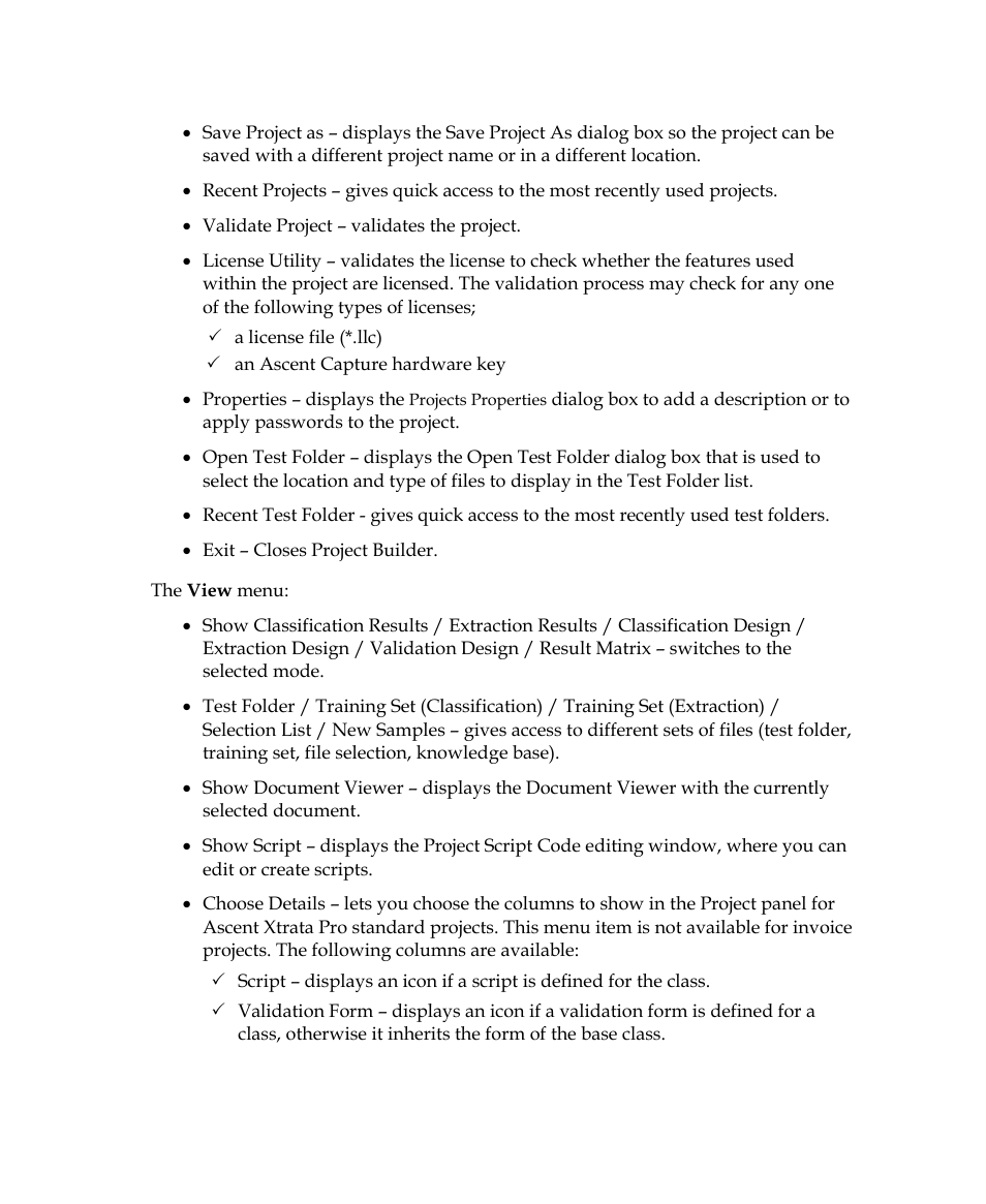 Kofax Getting Started with Ascent Xtrata Pro User Manual | Page 273 / 623