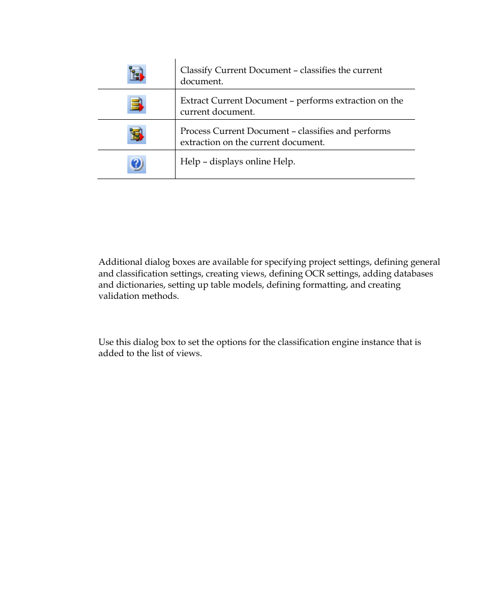 General dialog boxes, Add classification view dialog box | Kofax Getting Started with Ascent Xtrata Pro User Manual | Page 308 / 623