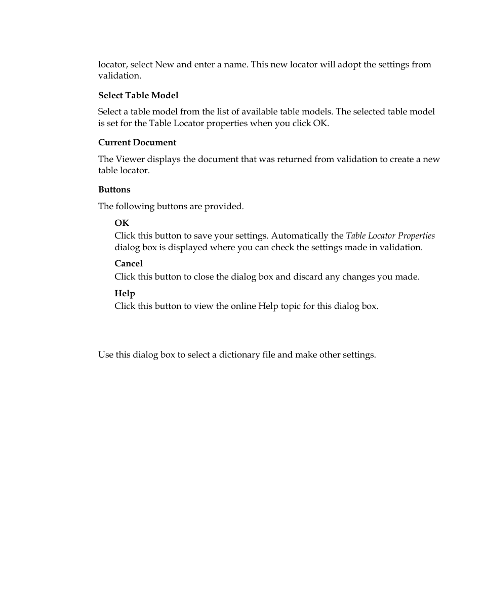 Dictionary options dialog box | Kofax Getting Started with Ascent Xtrata Pro User Manual | Page 322 / 623