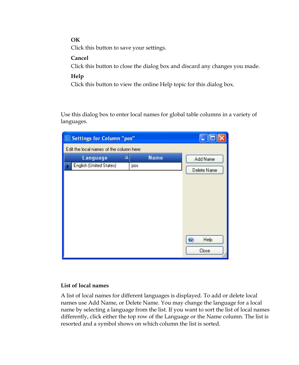 Global columns settings dialog box | Kofax Getting Started with Ascent Xtrata Pro User Manual | Page 346 / 623