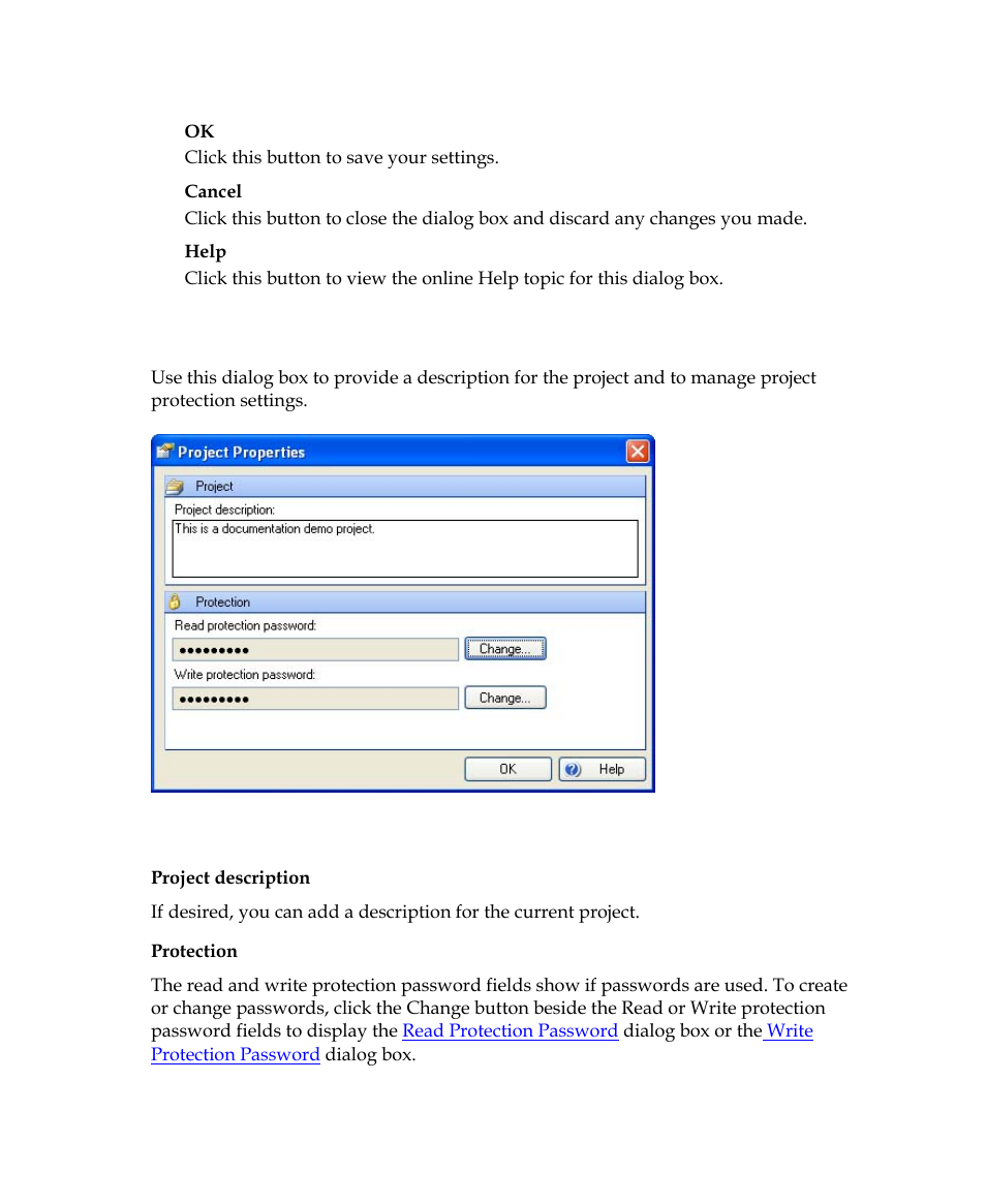 Project properties dialog box | Kofax Getting Started with Ascent Xtrata Pro User Manual | Page 353 / 623