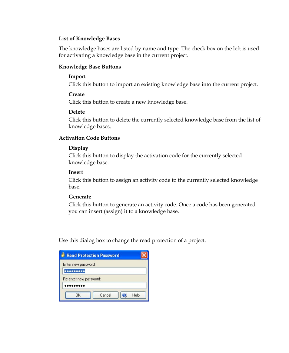 Read protection password dialog box | Kofax Getting Started with Ascent Xtrata Pro User Manual | Page 372 / 623