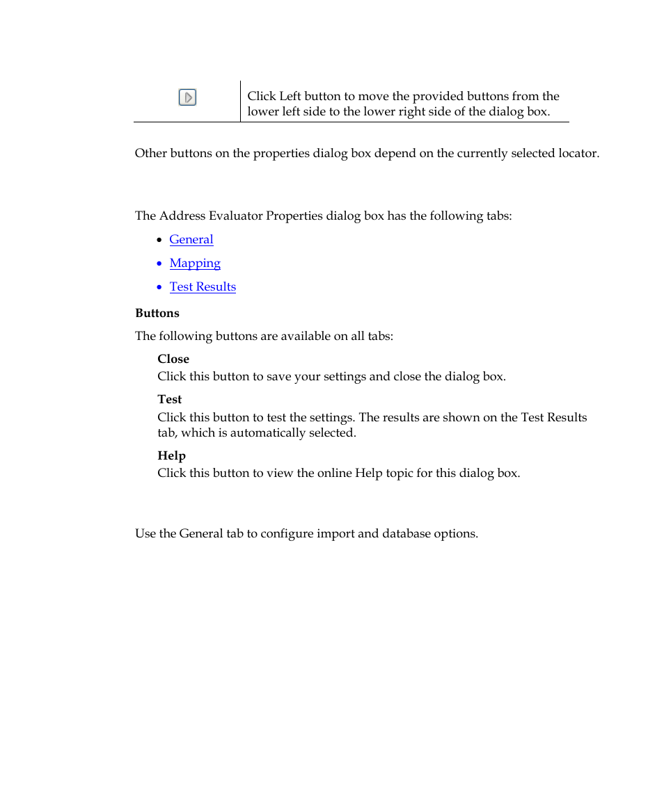 Address evaluator properties dialog box | Kofax Getting Started with Ascent Xtrata Pro User Manual | Page 432 / 623