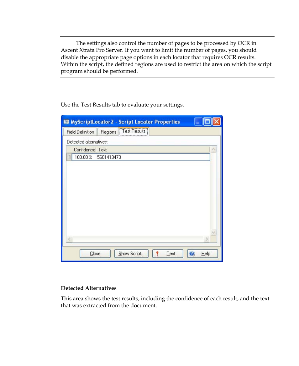 Kofax Getting Started with Ascent Xtrata Pro User Manual | Page 502 / 623