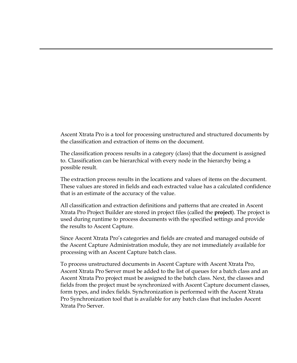 Chapter 7 - setup a batch class in ascent capture, Introduction, Setup a batch class in ascent capture | Kofax Getting Started with Ascent Xtrata Pro User Manual | Page 536 / 623