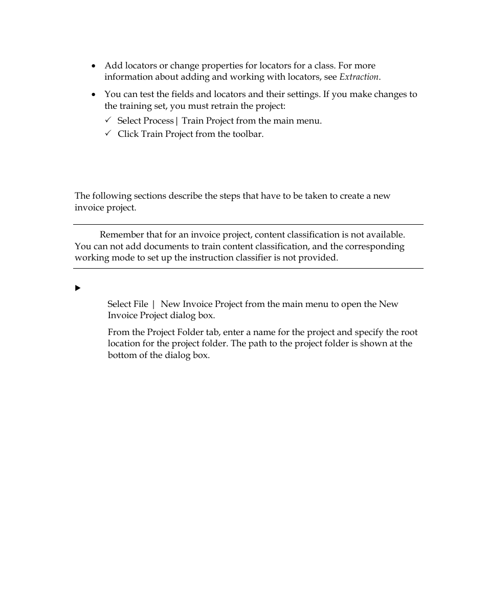 Invoice projects | Kofax Getting Started with Ascent Xtrata Pro User Manual | Page 55 / 623