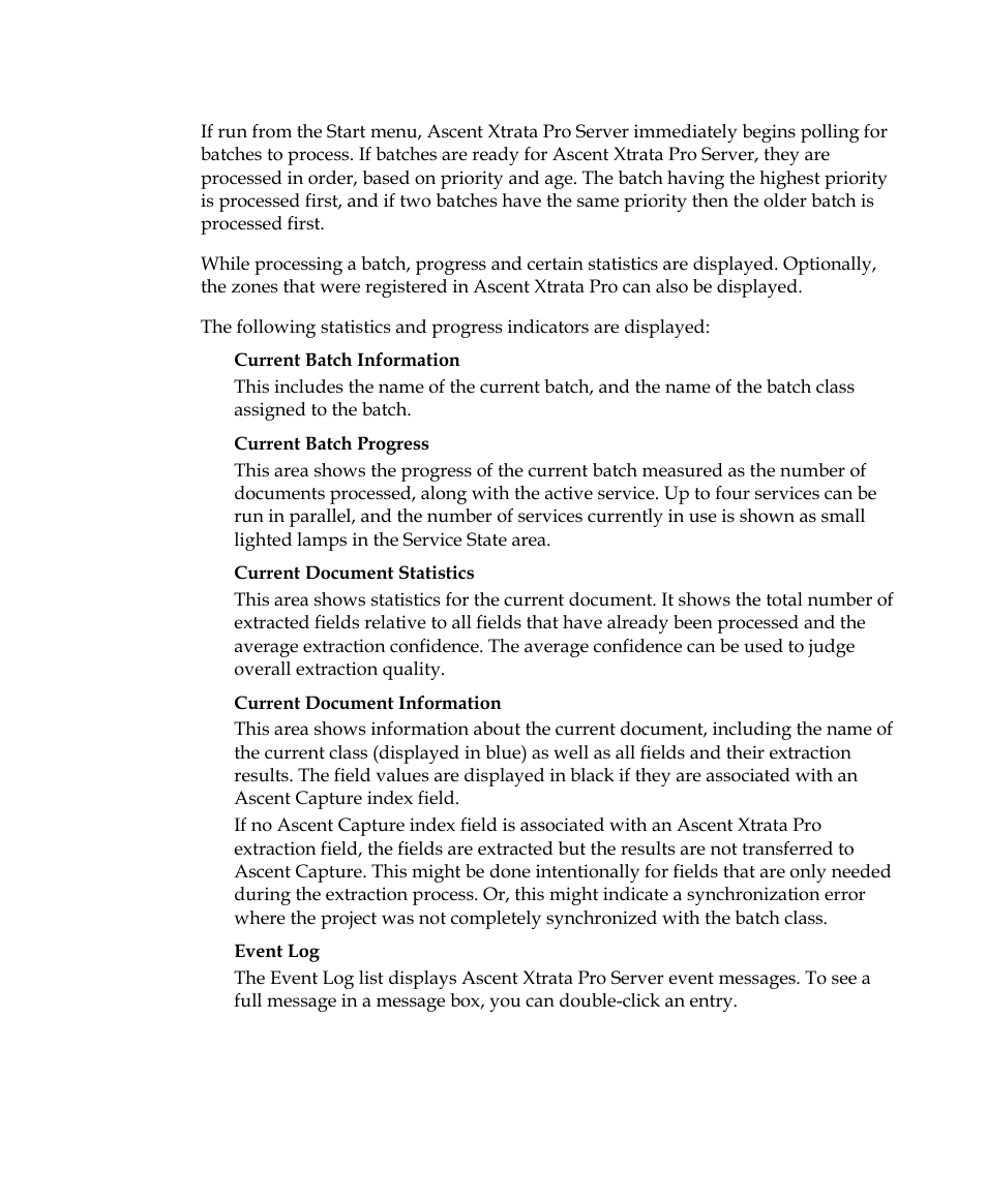 Kofax Getting Started with Ascent Xtrata Pro User Manual | Page 568 / 623