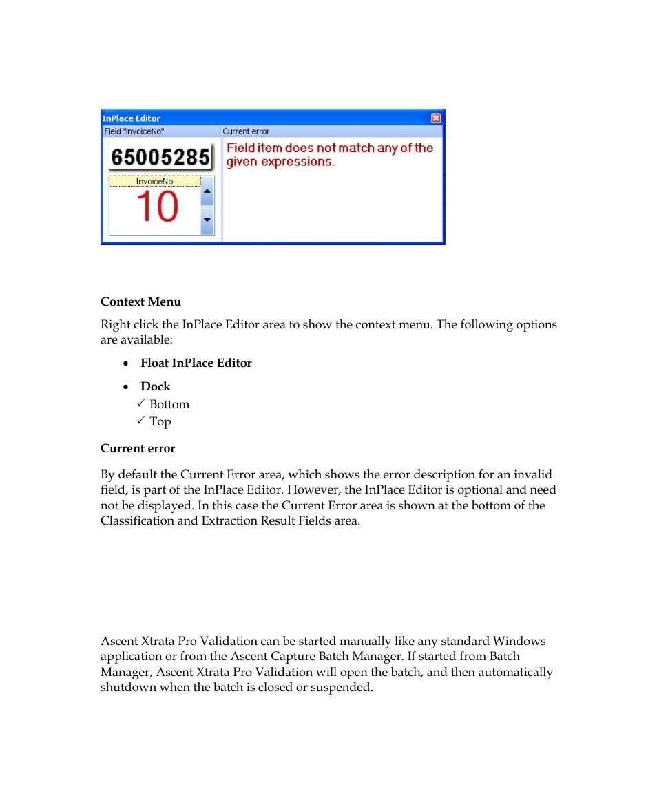Kofax Getting Started with Ascent Xtrata Pro User Manual | Page 587 / 623