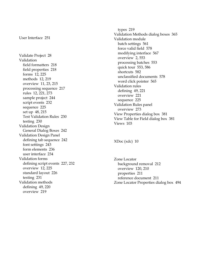 Kofax Getting Started with Ascent Xtrata Pro User Manual | Page 623 / 623