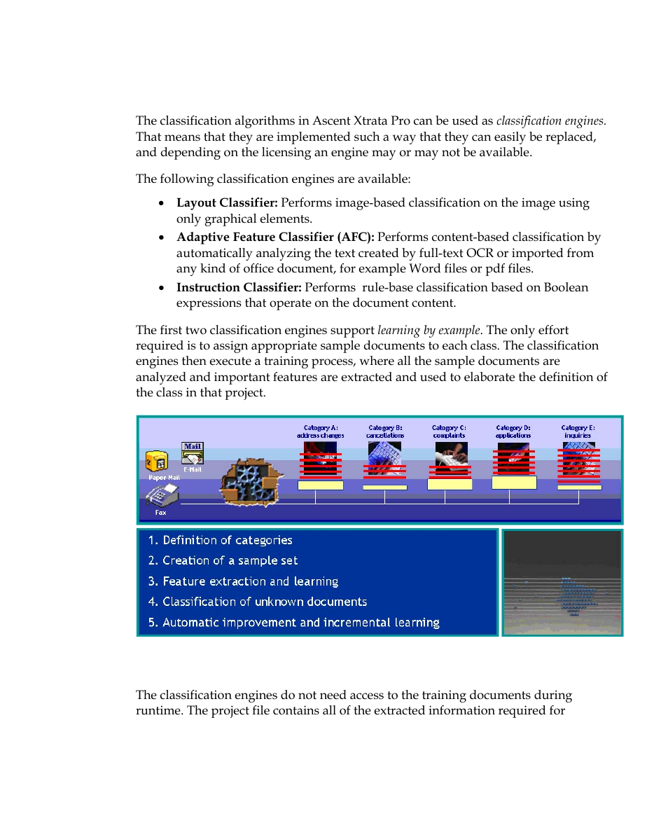 Classification engines and learning by example | Kofax Getting Started with Ascent Xtrata Pro User Manual | Page 72 / 623
