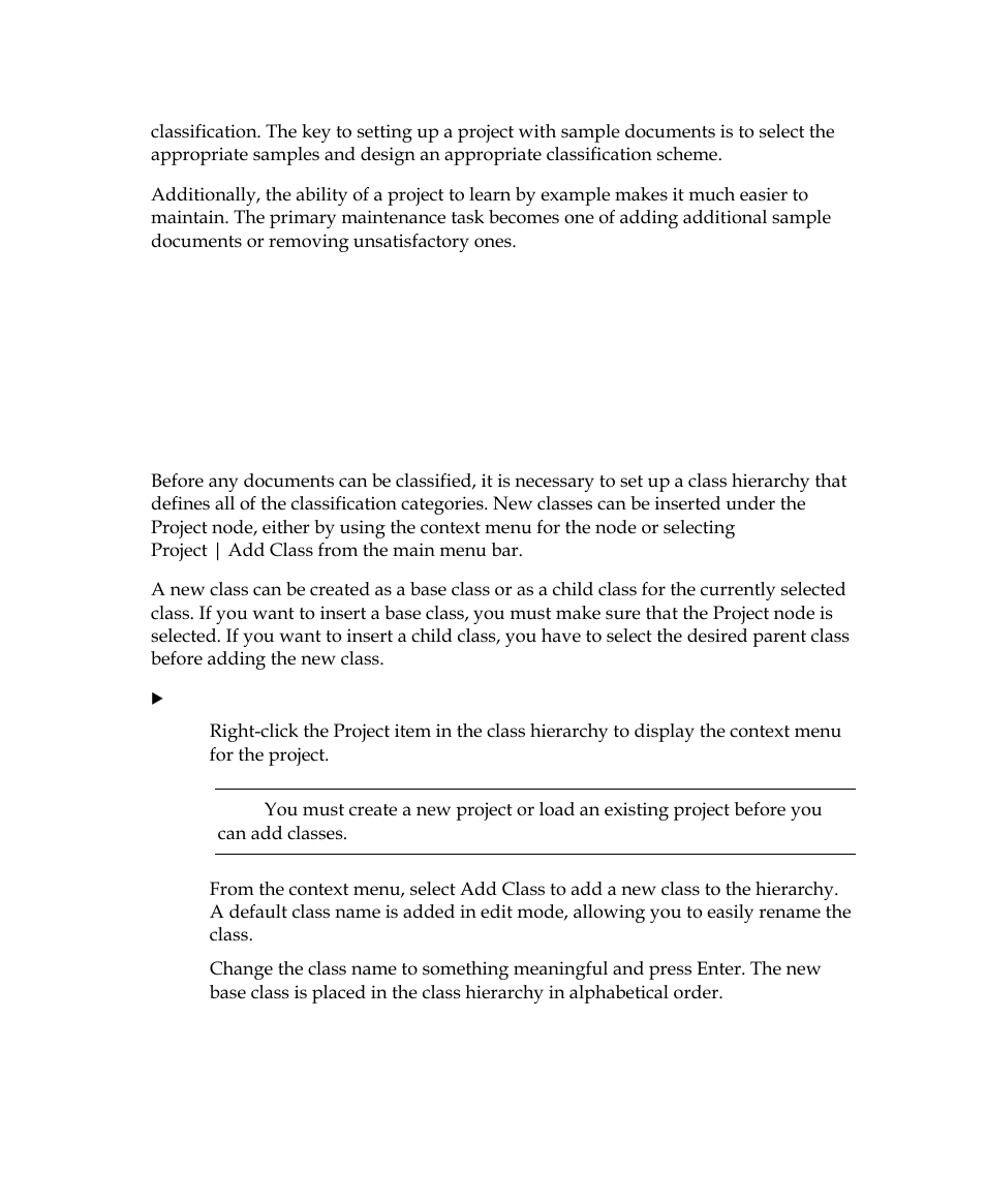 Definition of classes and the class tree, Adding classes | Kofax Getting Started with Ascent Xtrata Pro User Manual | Page 73 / 623