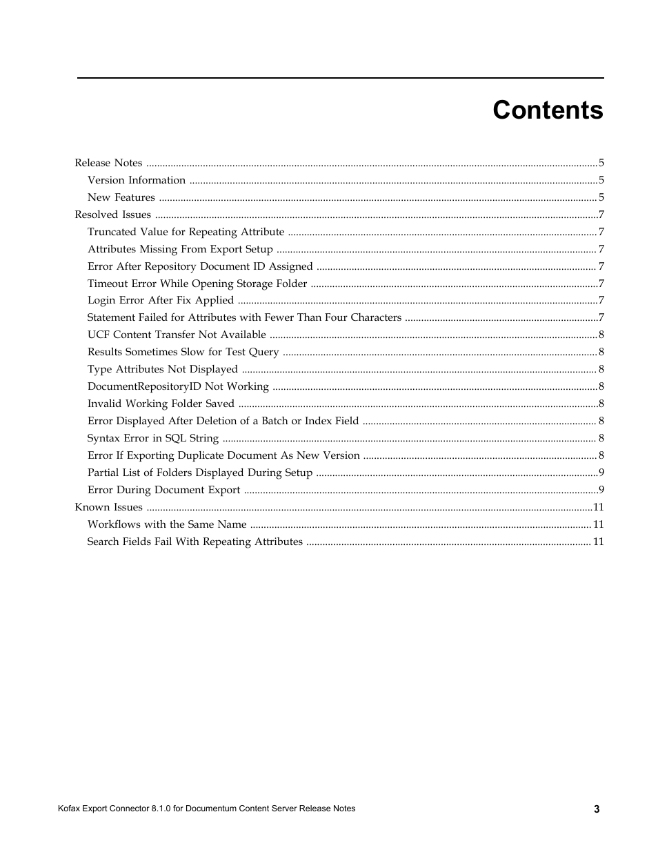 Kofax Export Connector 8.1.0 User Manual | Page 3 / 12