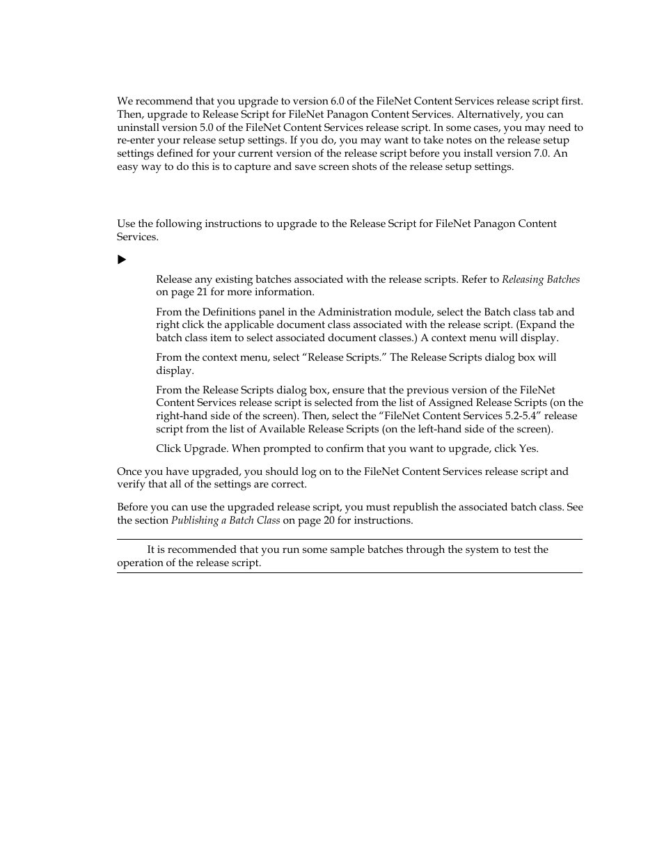Upgrade instructions | Kofax Capture Export Connector User Manual | Page 15 / 30